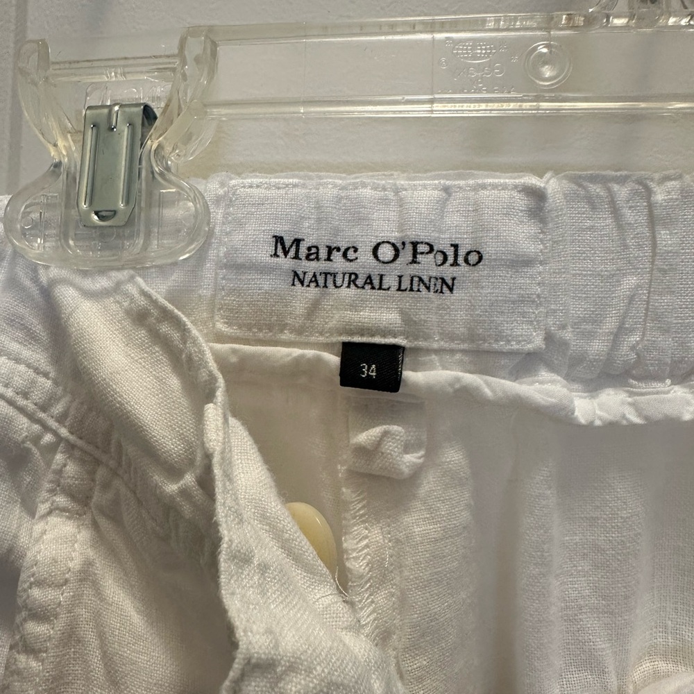 Marc O'Polo Natural Linen Shirt - White